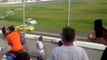 Daytona 300 crash AWESOME...wheel on spectators