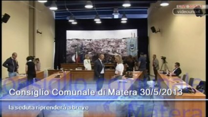 Matera - consiglio comunale 30 maggio 2013