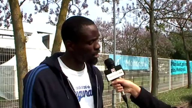 Dans les coulisses du 5ème metting d'athlétisme de Montreuil 2013 avec Antoinette Nana Djimou et Teddy Tamgho
