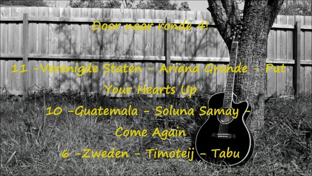 Zoektocht: beste wv-lied - ronde 3.2