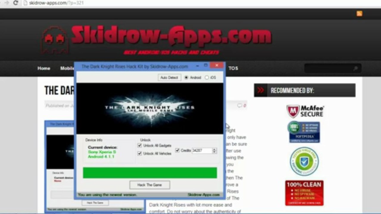 The Dark Knight Rises Hack Tool [ Android iOS ]