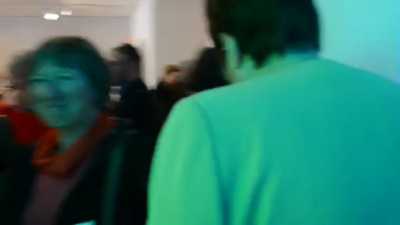 Vernissage de l'exposition Mouvements et lumières au centre d'art contemporain Frank Popper