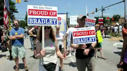 Manifestation de soutien à Manning, l'informateur de WikiLeaks