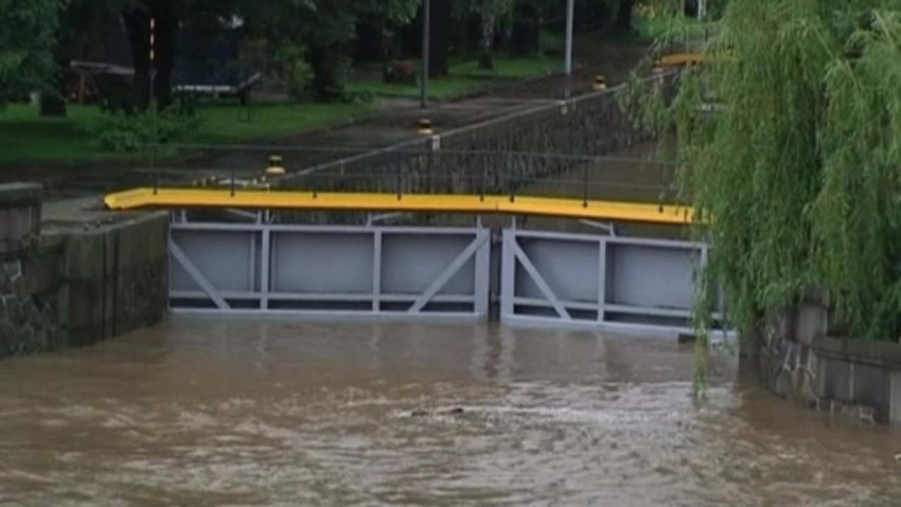 Floods hit Prague