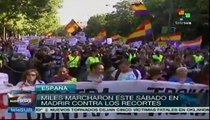 Miles marchan en España contra recortes y políticas de austeridad