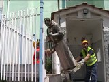 Caivano (NA) - Sequestri al parco Verde, anche la statua di Padre Pio -2- (31.05.13)