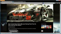 Grid 2 McLaren Racing Pack DLC Free on Xbox 360 And PS3