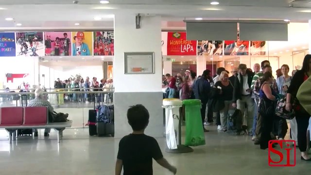 Napoli - Sciopero all'aeroporto di Capodichino (29.05.13)