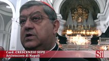 Napoli - Sepe alla Sanità per restauro cupola della chiesa di Santa Maria (28.05.13)