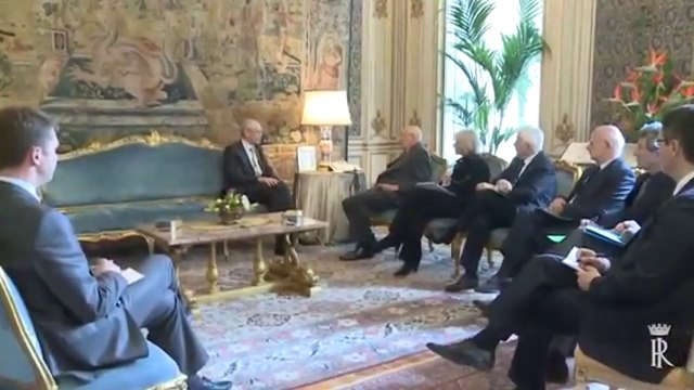 Napolitano - Incontro del Presidente della Repubblica con Van Rompuy (01.06.13)
