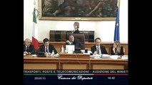 Roma - L'audizione del ministro Maurizio Lupi (29.05.13)