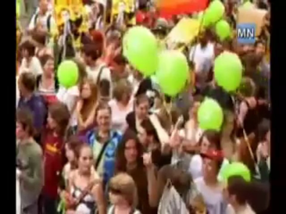 Anti-Bush-Kundgebung während des EU – USA Gipfeltreffens