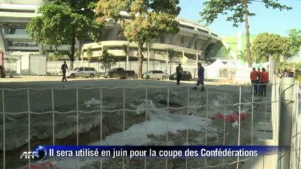 Brésil: le stade Maracana de Rio toujours en chantier