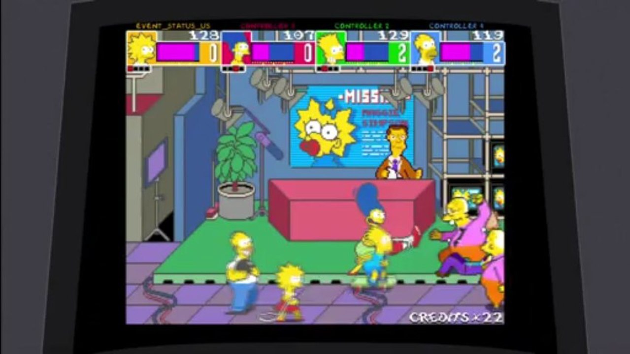 Event & Friends Play The Simpsons: The Arcade Game (Full Game)