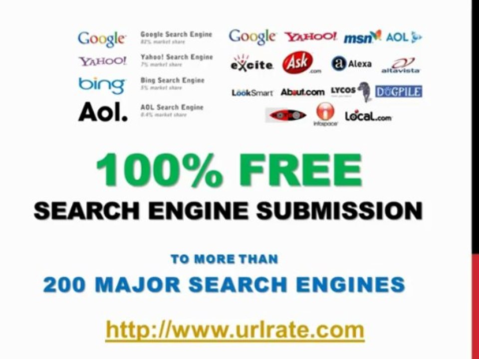 100% Free Search Engine Submission to 200+ Search Engines - Search Engine Optimization