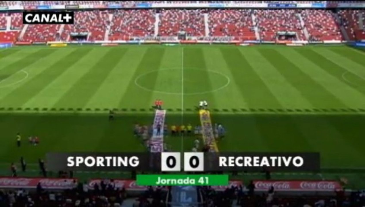 Liga Adelante Sporting 0  Recreativo  0