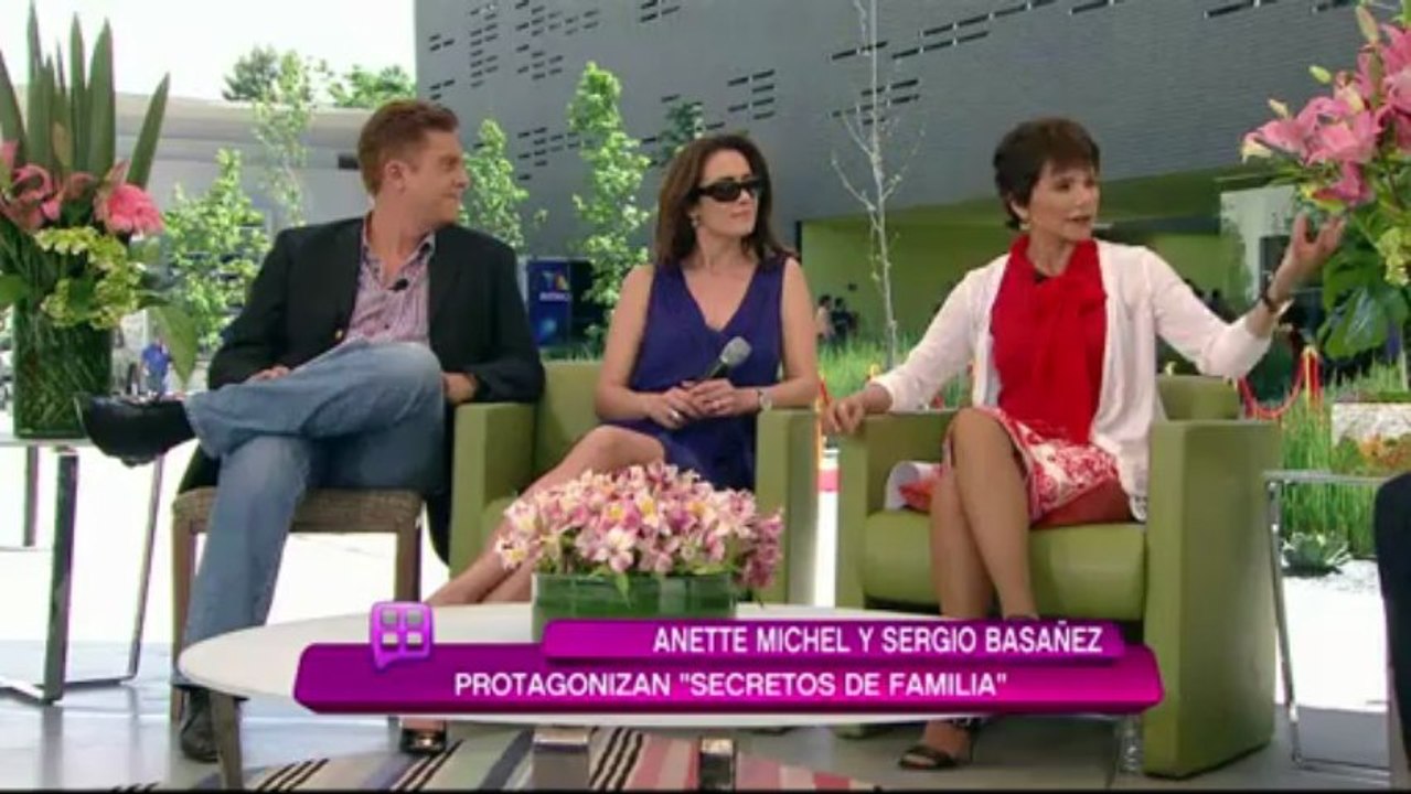 Anette Michel y Sergio Basañez desde Azteca Novelas