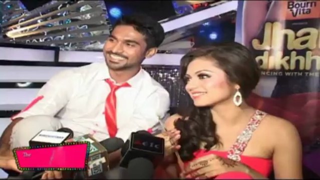 Salman and Drashti Dhami in Jhalak Dikhla Jaa Season 6