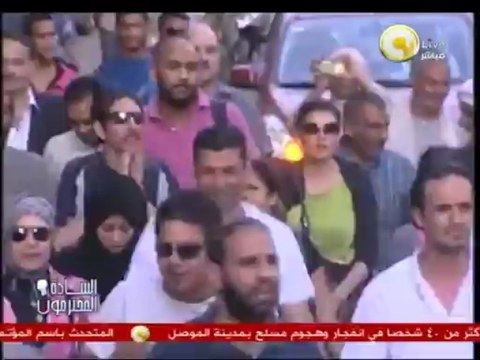 حمادة المصري عقب الإفراج عنه أيها السادة المحترمون