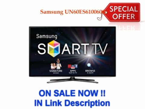 Best Buy Samsung UN60ES6100 60-Inch 1080p 240 Clear Motion Rate Slim LED HDTV (Black) Sale