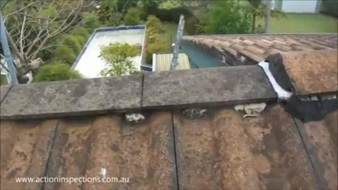 Roof Pointing Damage - Building Inspections Brisbane