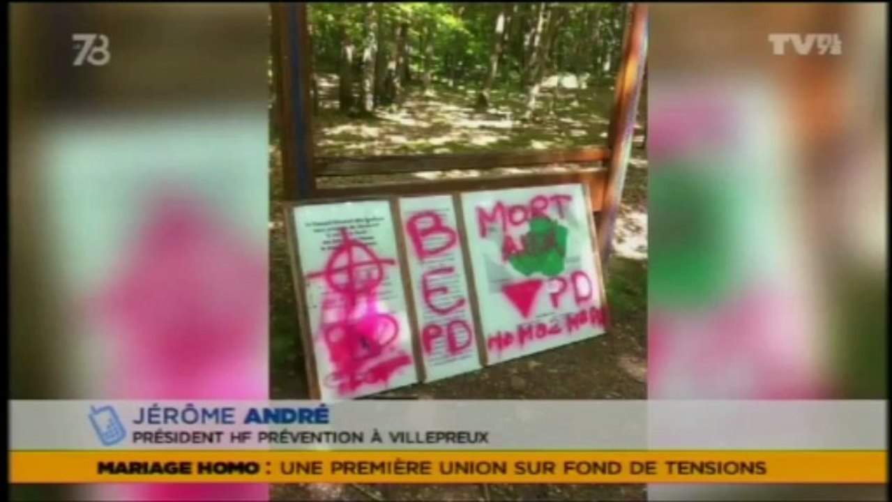 Homophobie Yvelines - Un premier mariage gay sur fond de tensions