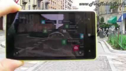 Demo Nokia HERE City Lens su Lumia 820 giallo