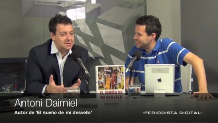 Antoni Daimiel, autor de 'El sueño de mi desvelo'. 27-5-2013