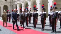 Roma - Arrivo del Presidente del Consiglio europeo, Herman Van Rompuy (31.05.13)