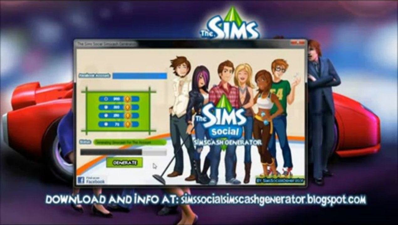 The Sims Social Simscash Generator 2013