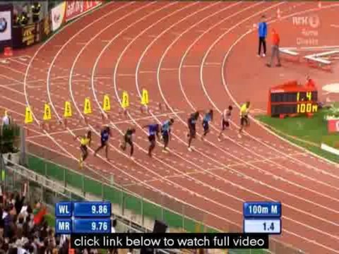 Justin Gatlin Just Beat Usain Bolt In The 100-Meter Dash