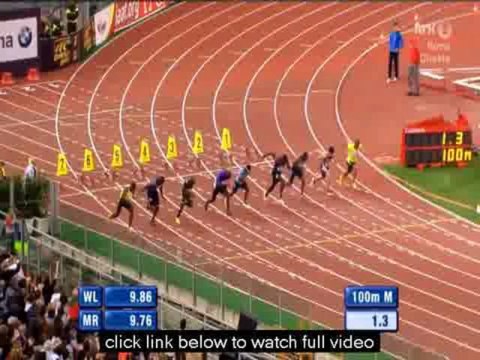 Usain Bolt beaten by Justin Gatlin in Rome Diamond League ...