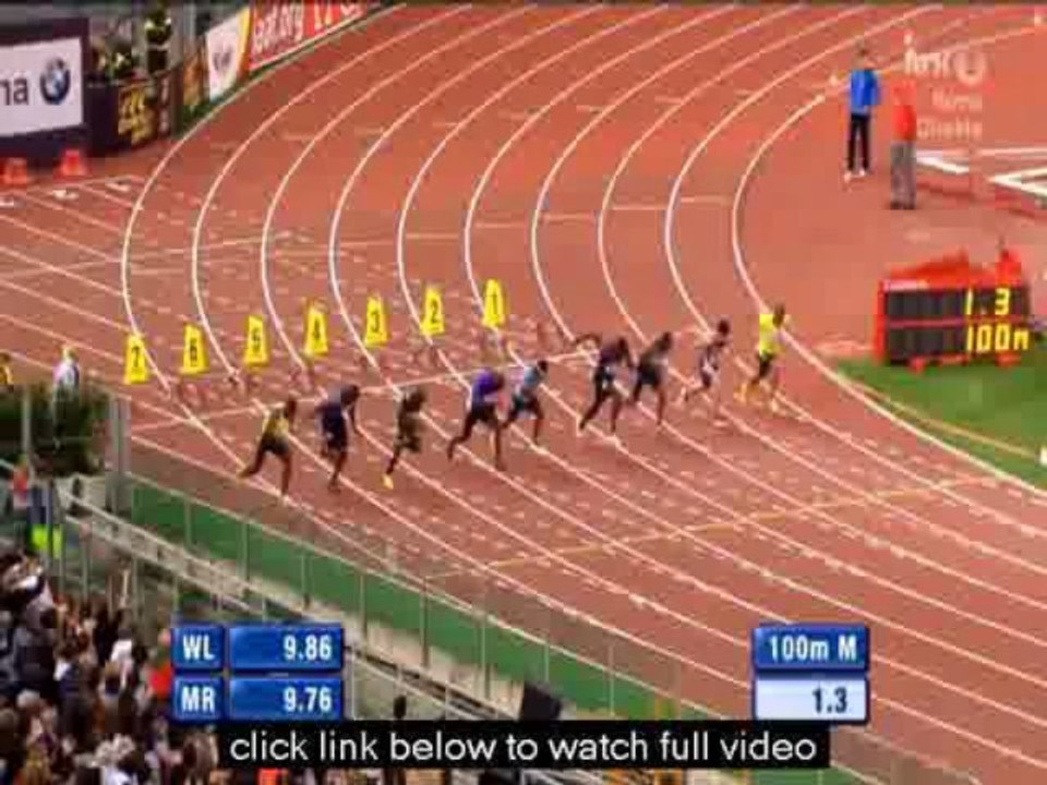 Usain Bolt beaten by Justin Gatlin in Rome Diamond League ...