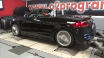 Vidéo avant après reprogrammation moteur Audi TTS stage1 perf octane 95 o2programmation