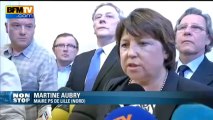 Martine Aubry rend hommage à Pierre Mauroy - 07/06