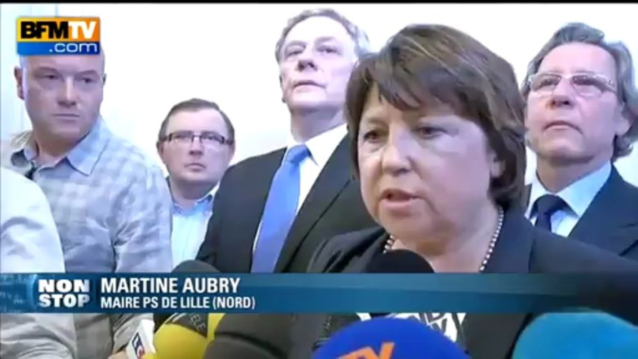 Martine Aubry rend hommage à Pierre Mauroy - 07/06
