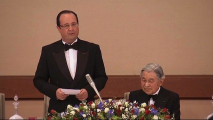 Allocution à l'occasion du dîner d'État  au Japon