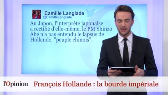 #tweetclash : François Hollande, la bourde impériale
