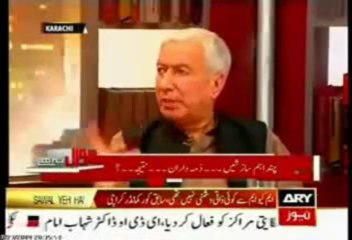 Brigadier Imtiaz with Dr Danish (Sawal Yeh Hai - ARY 2009)