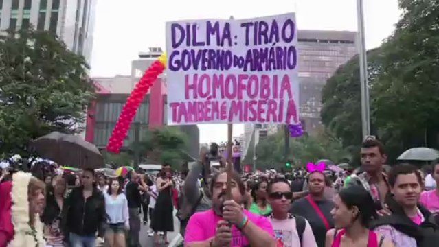 La Gay Pride de Sao Paulo fête la légalisation du mariage gay