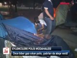 Polis Taksim Gezi Parkında eylemcilerin çadırlarını yaktı!