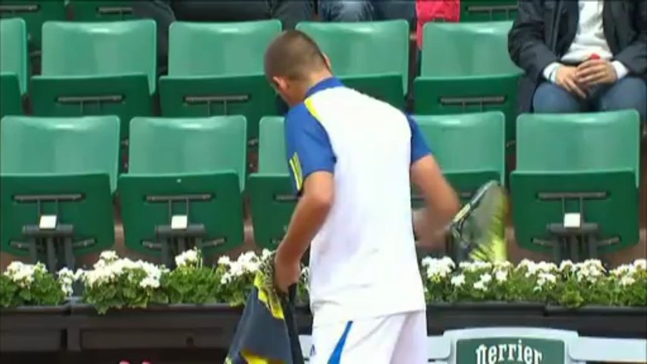 Roland-Garros : battu par Haas, Youzhny casse sa raquette