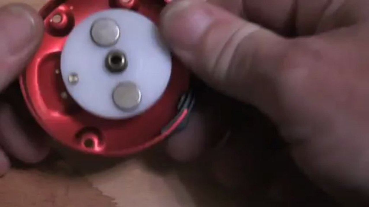 Abu 5500 & 6500 Domed Side Plate with PMR Bespoke Custom Center Mag