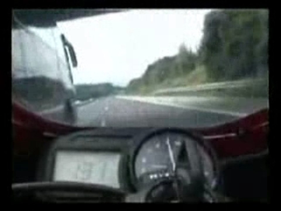 pointe de vitesse en moto