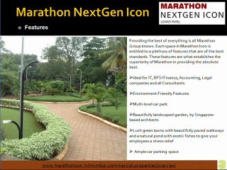 Office Spaces in Lower Parel mumbai at Marathon NextGen Icon