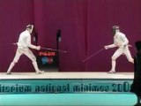 Fête des Jeunes 2005 - finale Epée Hommes Virgile Marchal