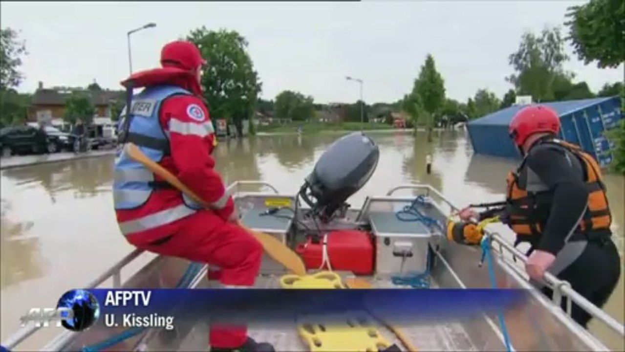 Dramatische Hochwasserlage in Bayern und Sachsen