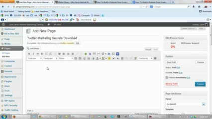 How To Create A Capture Page For Free Part 1
