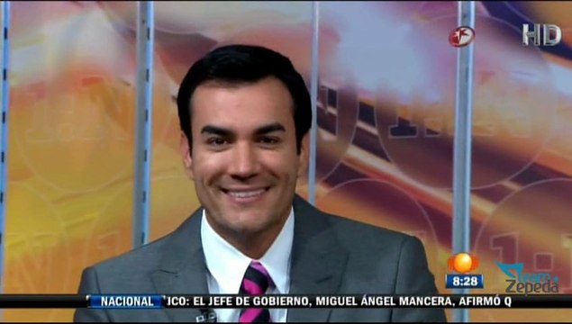 David Zepeda @davidzepeda1 y Mayrín Villanueva en 1N