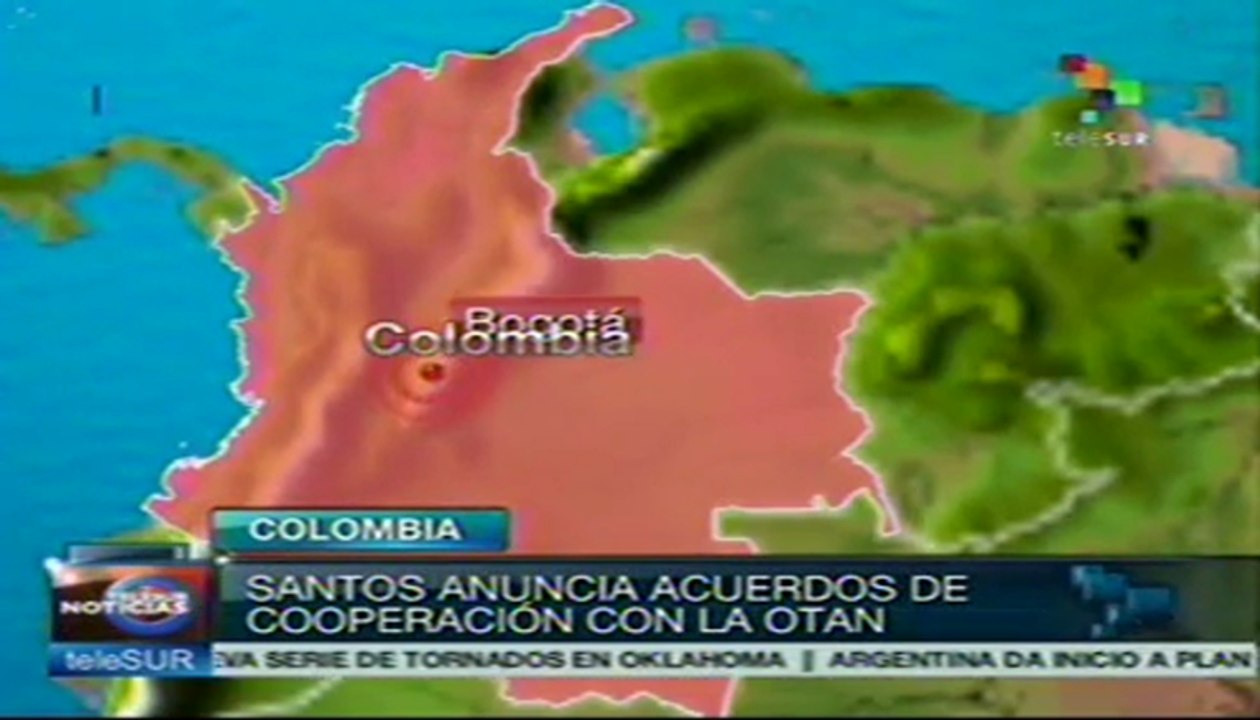 Anuncia Santos acuerdo de cooperación y anexión de Colombia con OTAN